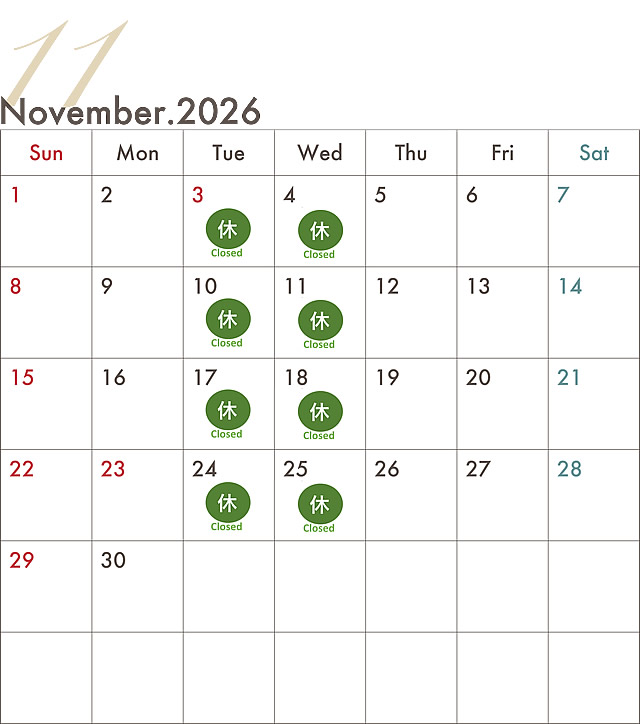 2026年11月